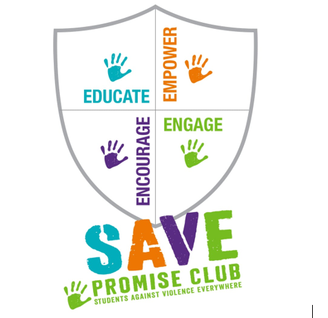 educate, empower, encourage, engage; save promise club - students against violence everywhere